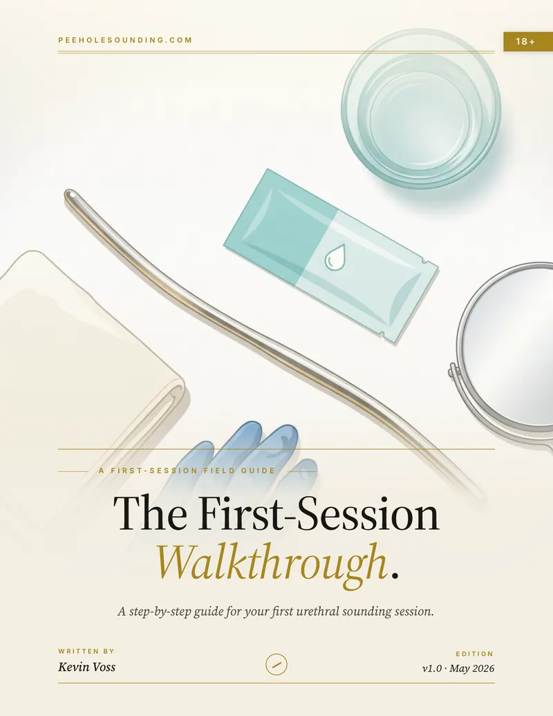 Cover of The First-Session Walkthrough — a 13-page PDF field guide